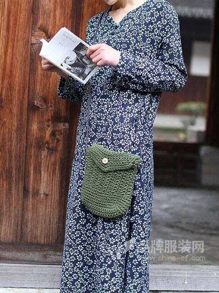 体会帆布包时尚文艺斜挎棉麻编织小包