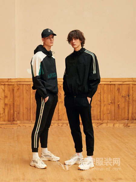 GRSAGA男装品牌2019春季韩版潮流修身帅气上衣运动