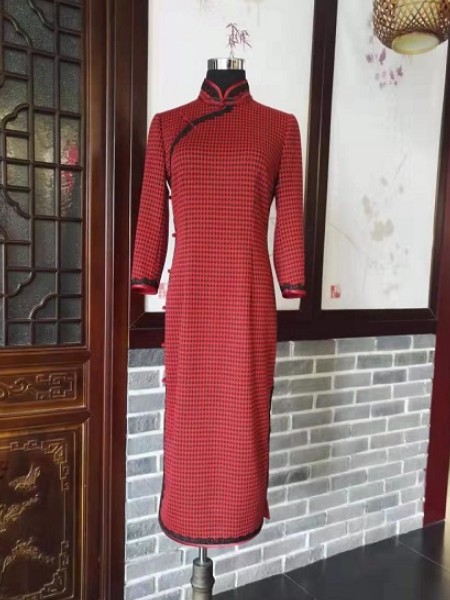 褀玉旗袍女装品牌2019秋冬新品