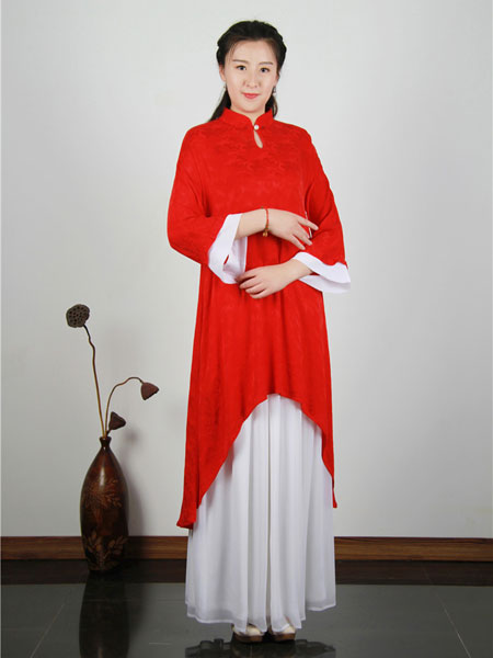 昕汉唐女装品牌2020春夏长款雪纺汉服