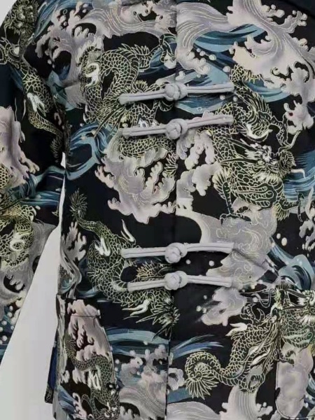 经纬丝绸服装批发品牌2021秋冬新品儿童唐装汉服小外套
