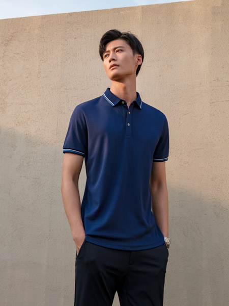 MCILOO.UA男装品牌2022春夏日系街头原宿休闲复古个性清新港风潮流网红爆款时尚简约条纹polo衫
