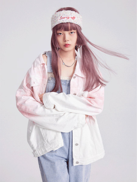 唐狮女装品牌2022春夏粉色韩版快时尚休闲原宿街头范通勤风港风百搭短款外套
