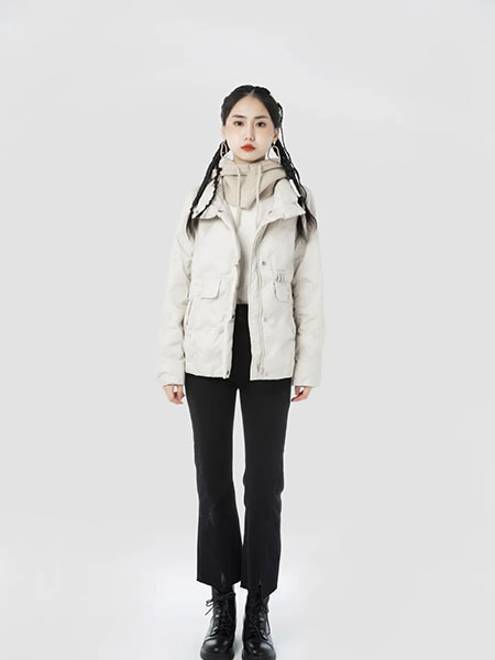 薇薇希女装品牌2022秋冬韩版简约羽绒服