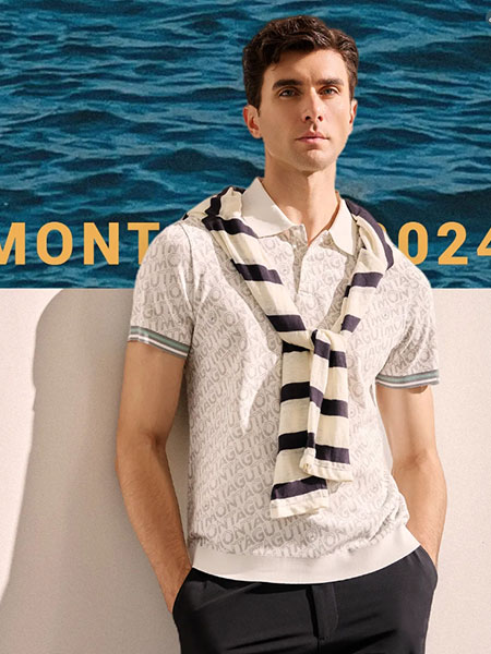 梦特娇男装品牌2024春夏休闲polo衫